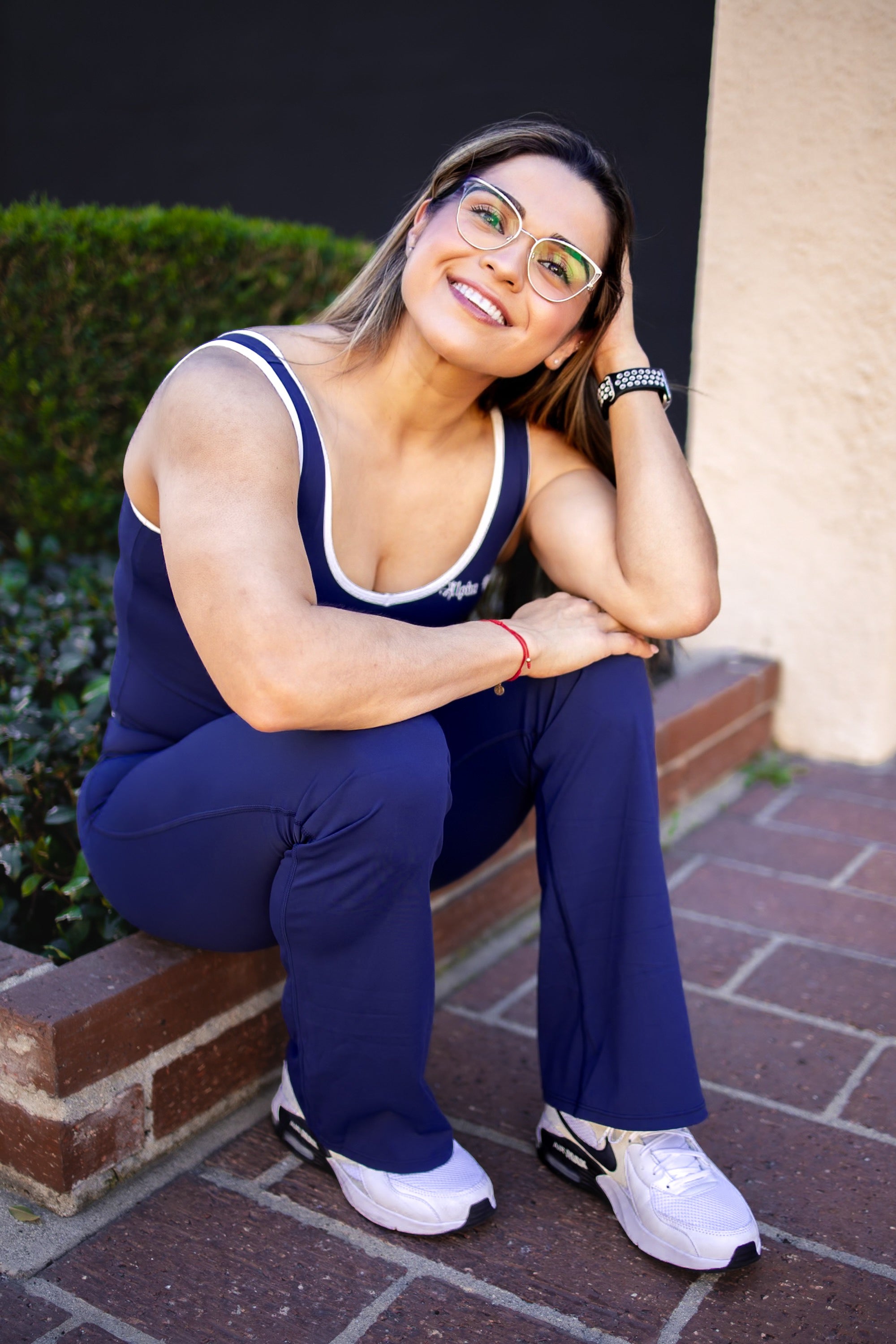 Sculpt Tank Top and Flared V-Yoga Pant Set