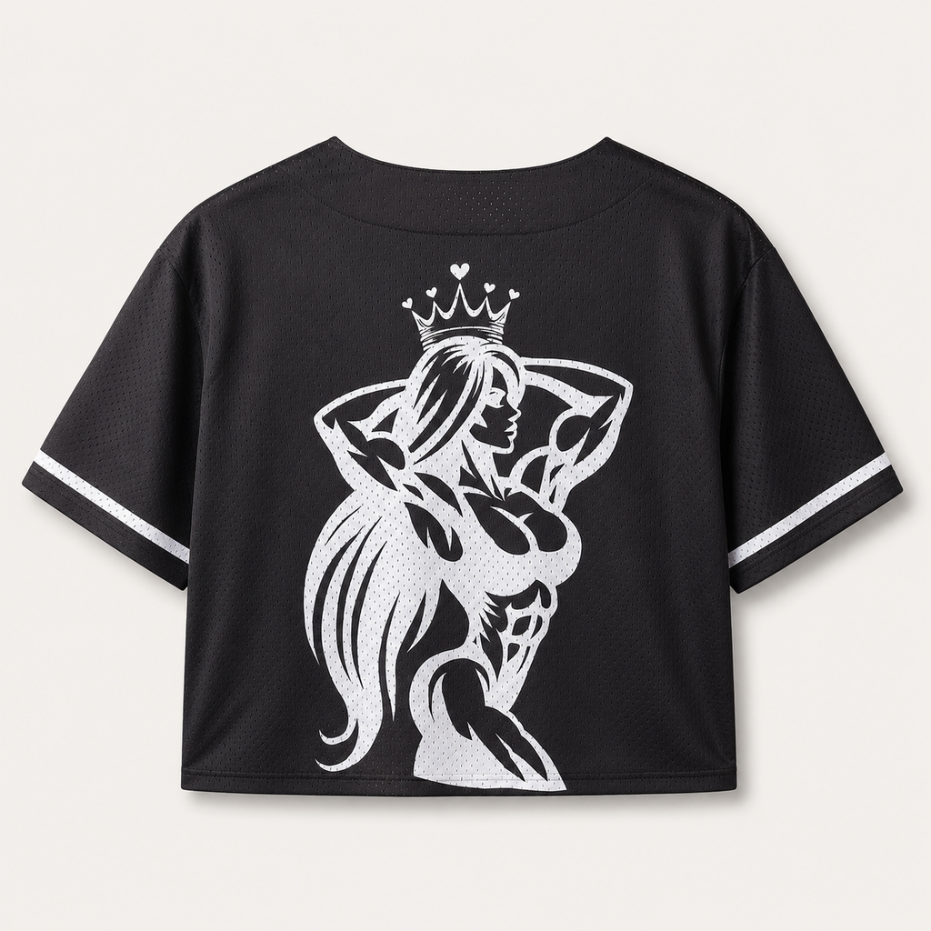 Cropped Baseball Jersey