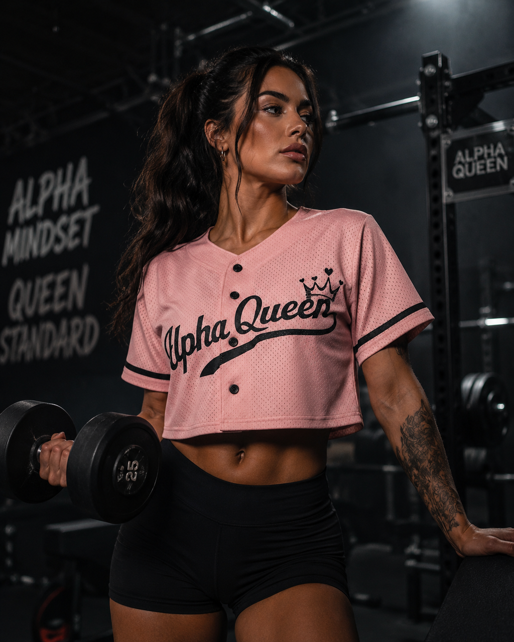 Cropped Baseball Jersey