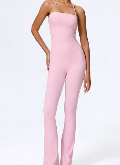 Form-Fit Halter Jumpsuit
