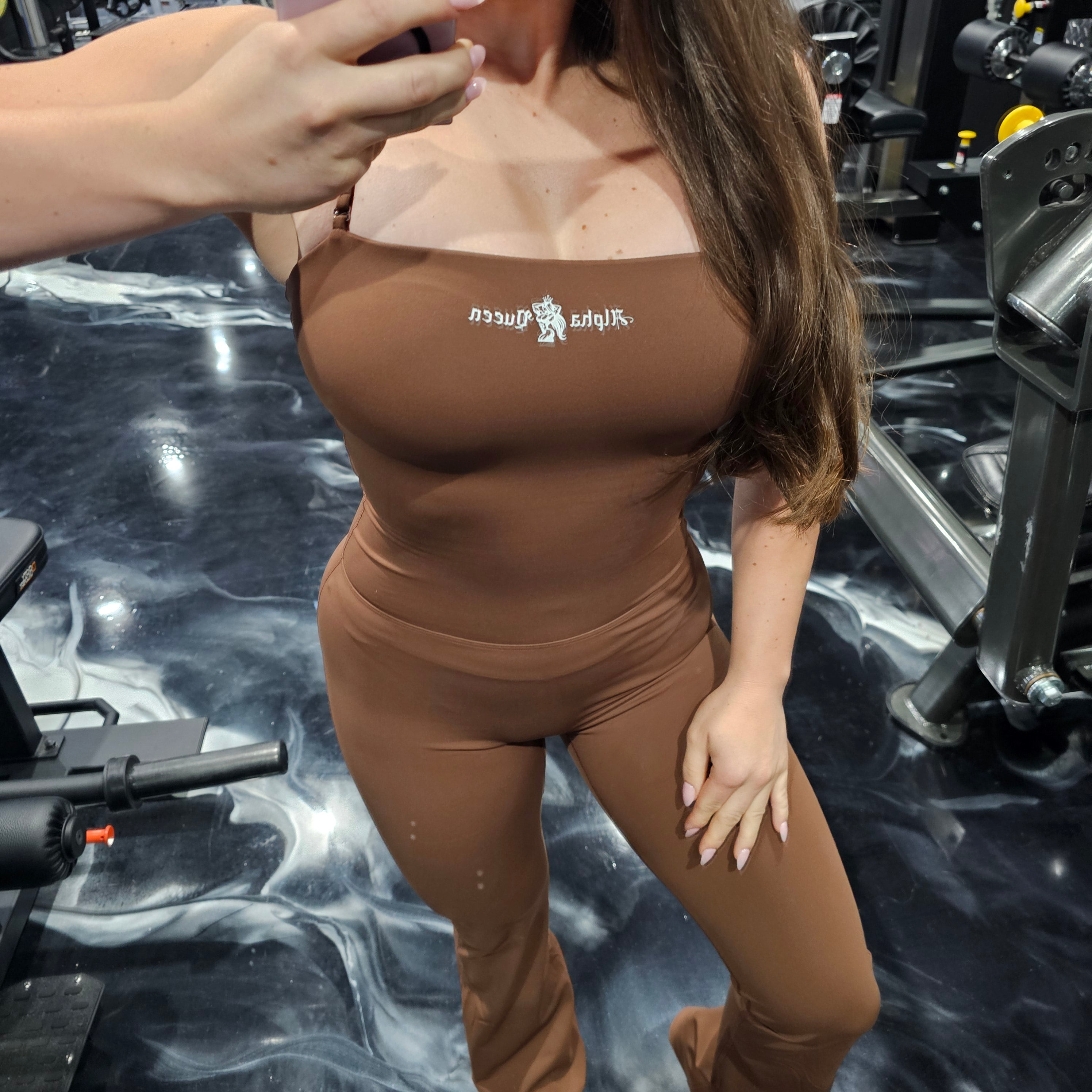 Form-Fit Halter Jumpsuit